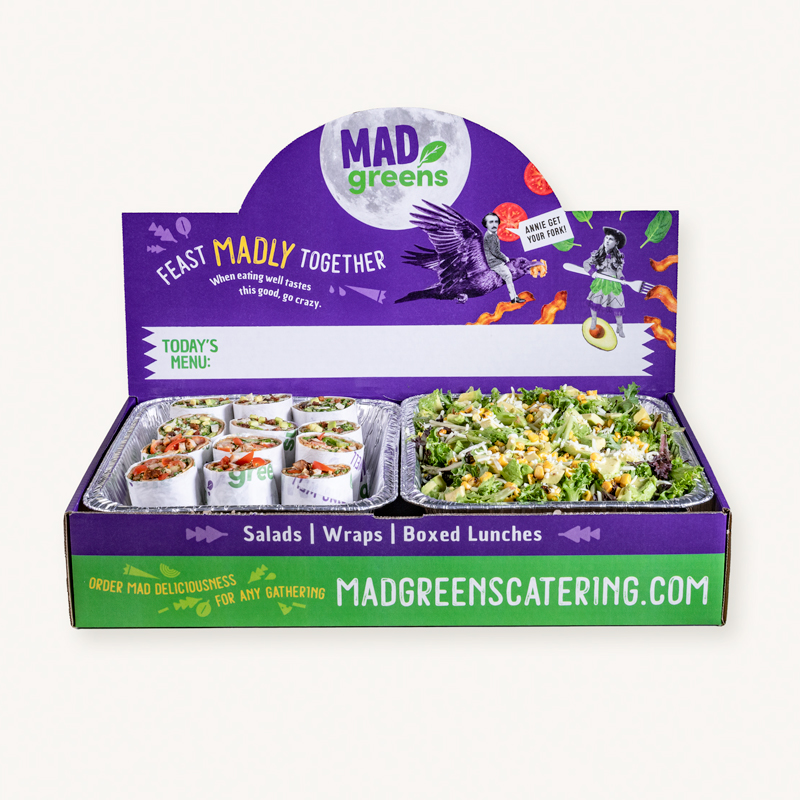 1 MAD Salad & 12 half MAD Wraps