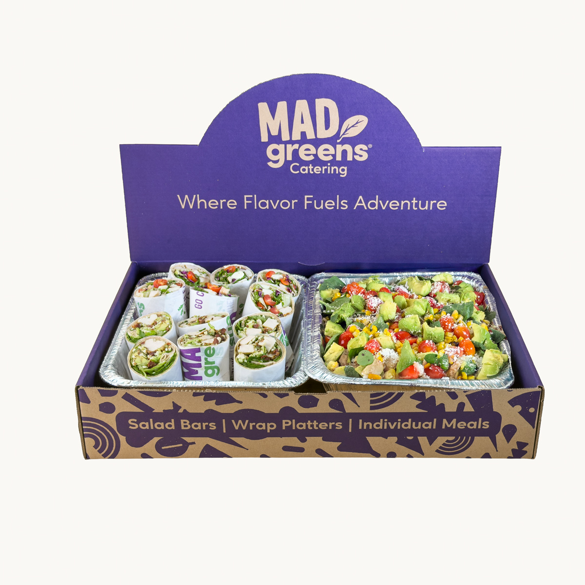 1 Bowl & 12 Half Wraps