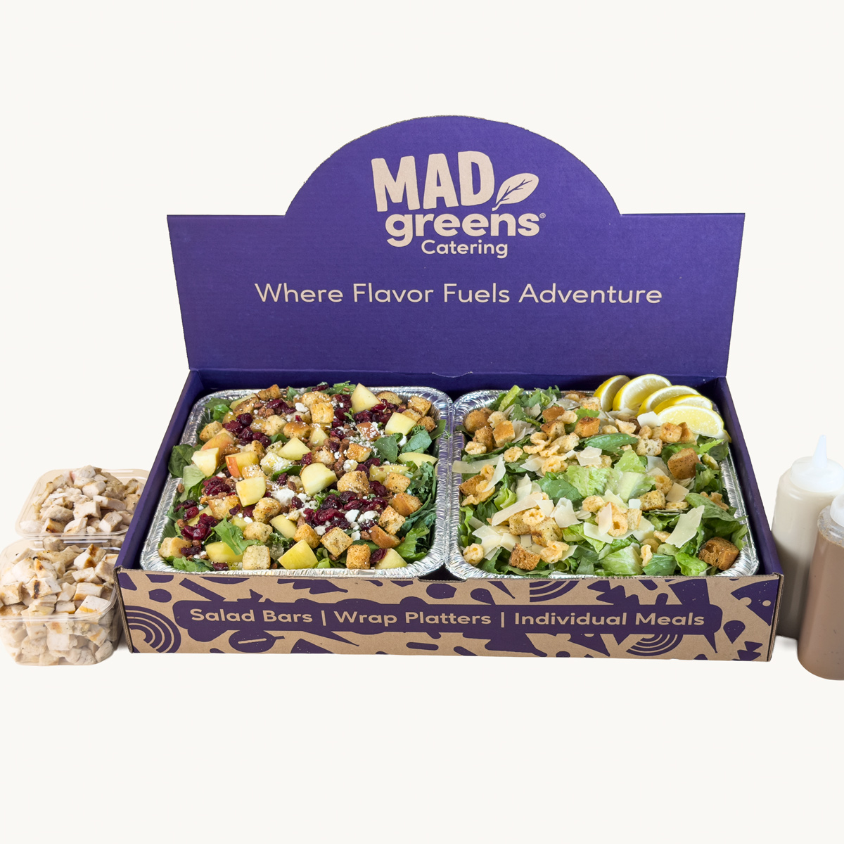 2 Salads & 2 Protein Add-Ins