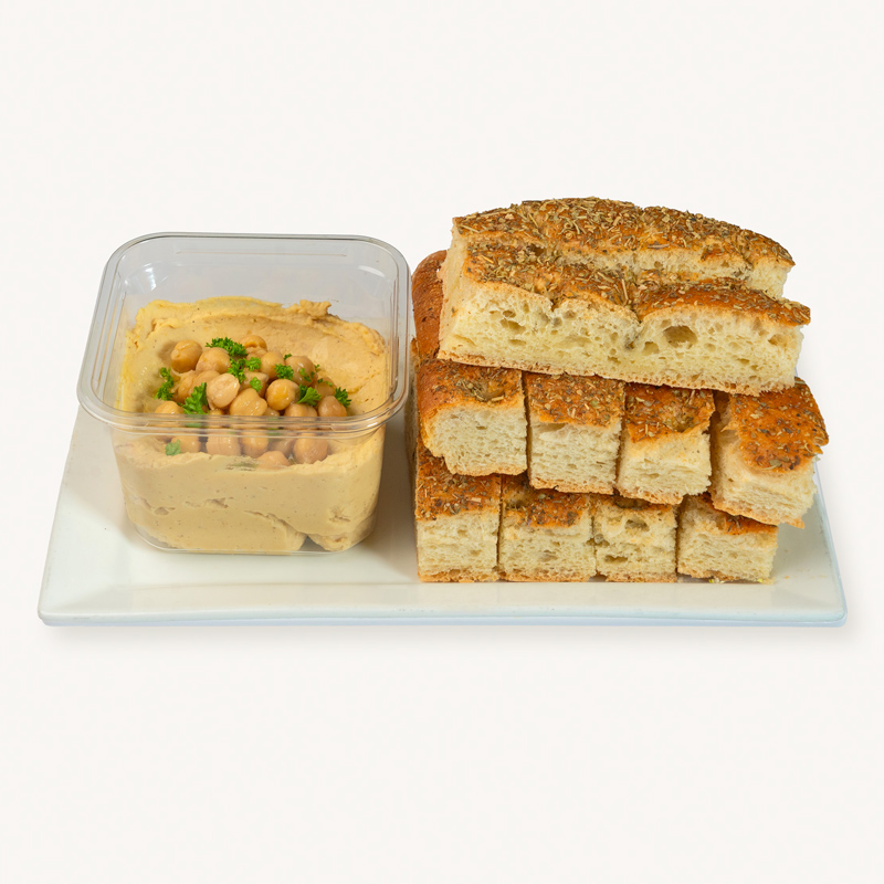 Loaded Mediterranean Hummus (v,veg,df,gf)
