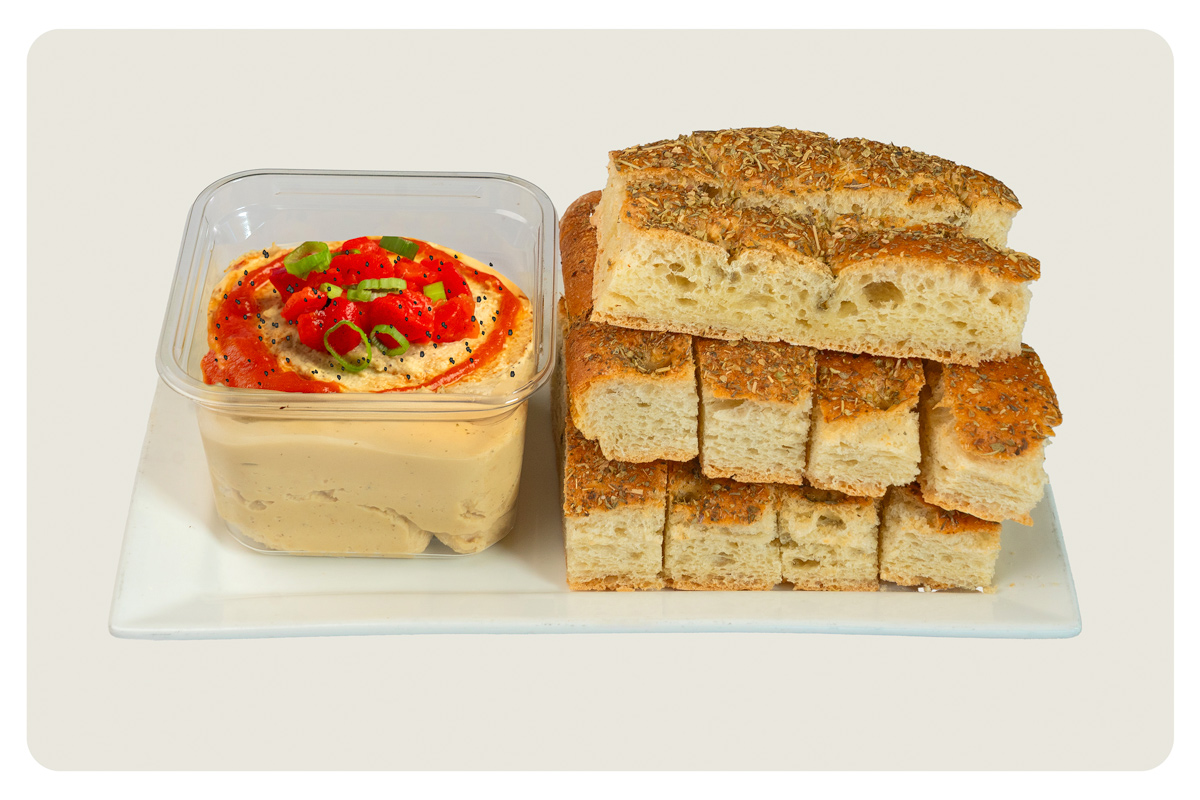 Loaded Mediterranean Hummus