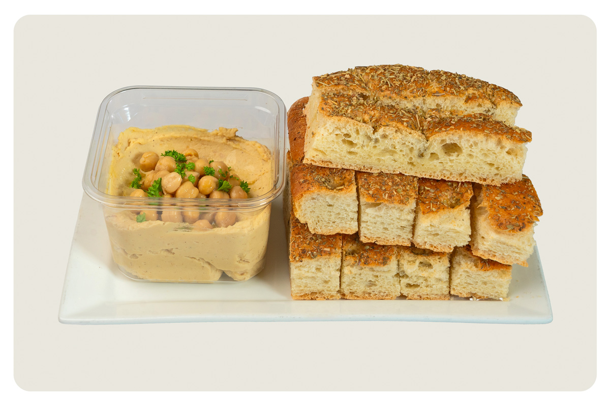Loaded Sriracha Hummus